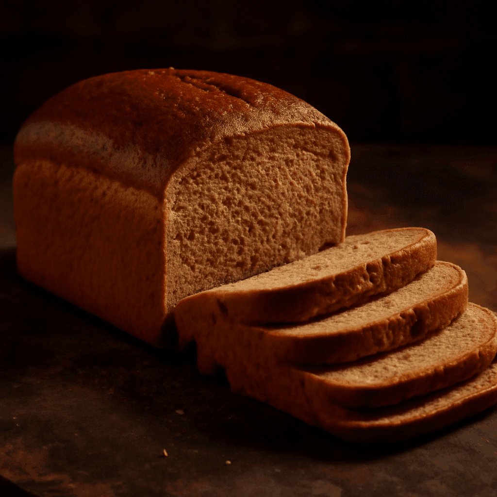 Brown Bread (Canadian Diner-Style) - freshly baked bread
