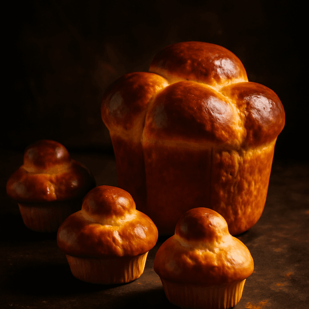 Classic Brioche - freshly baked bread