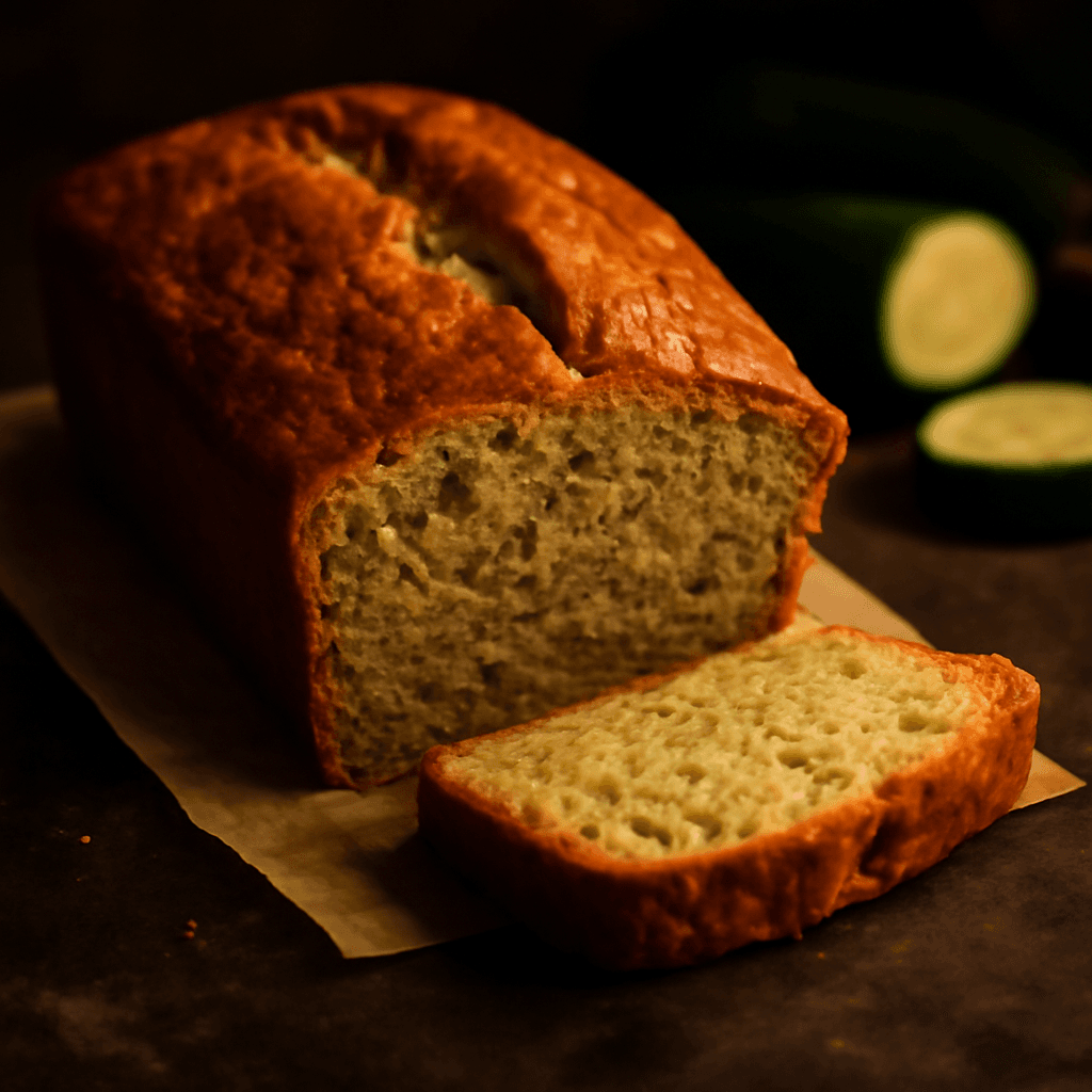 Classic Zucchini Bread - freshly baked bread