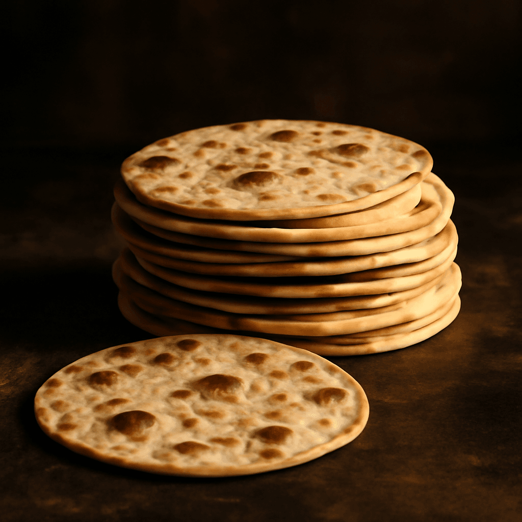 Homemade Flour Tortillas - freshly baked bread
