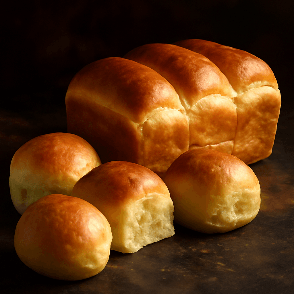 Soft Potato Bread - freshly baked bread