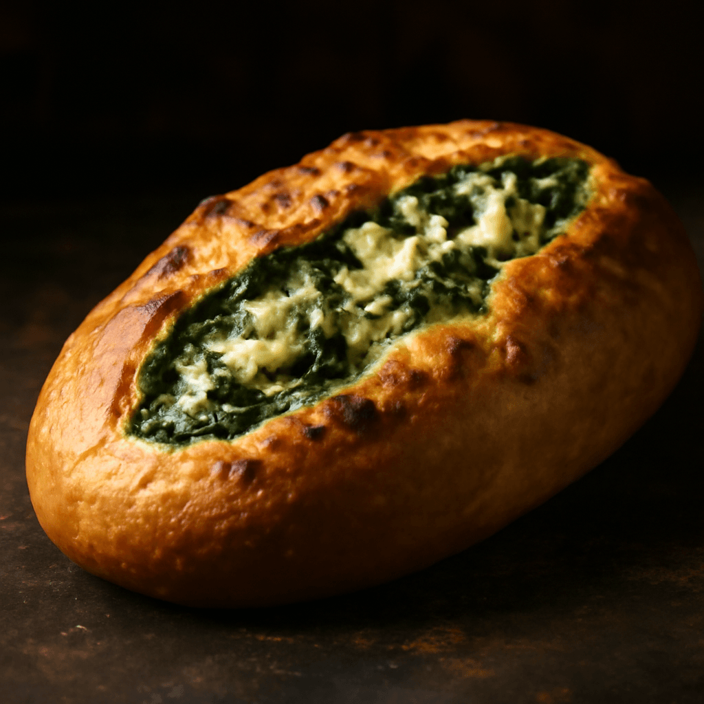 Spinach Artichoke Bread - freshly baked bread